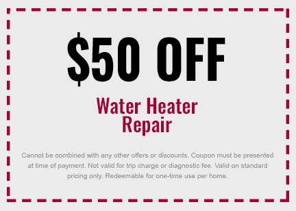 Discount on Water Heater Repair
