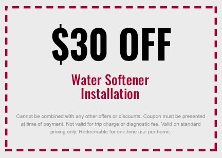 Discount on Water Softeners Service