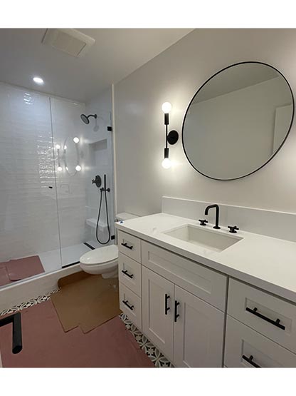 Bathroom remodel